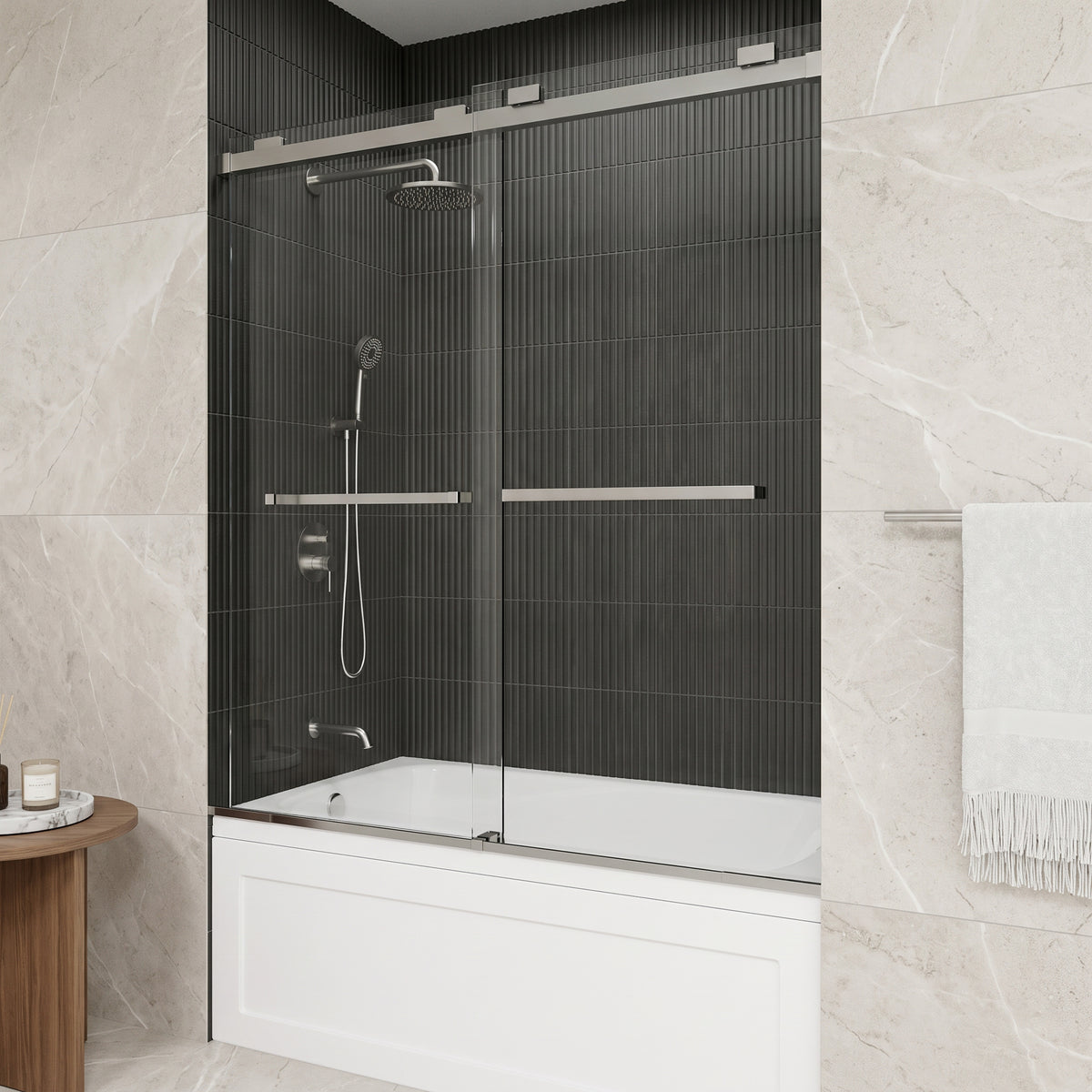 Houston VMotion™ Frameless Sliding Tub Door