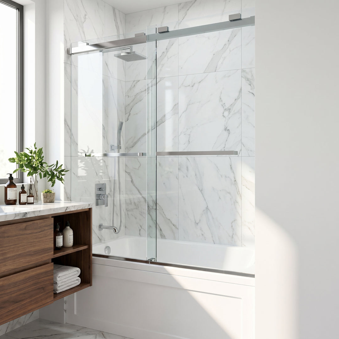 Houston VMotion™ Frameless Sliding Tub Door