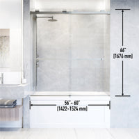 Houston VMotion™ Frameless Sliding Tub Door