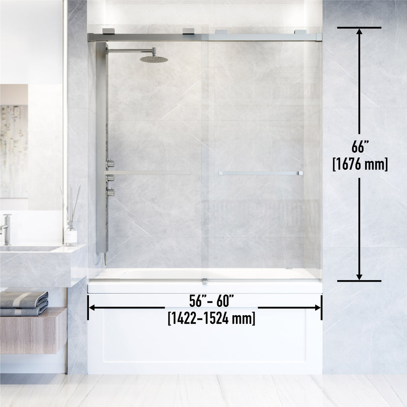 Houston VMotion™ Frameless Sliding Tub Door