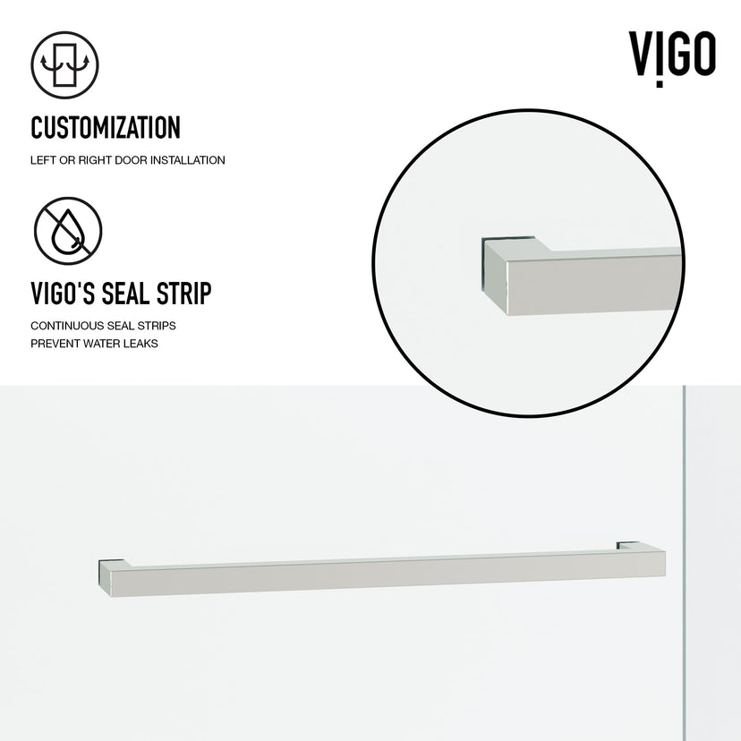 Houston Frameless Sliding Shower Door