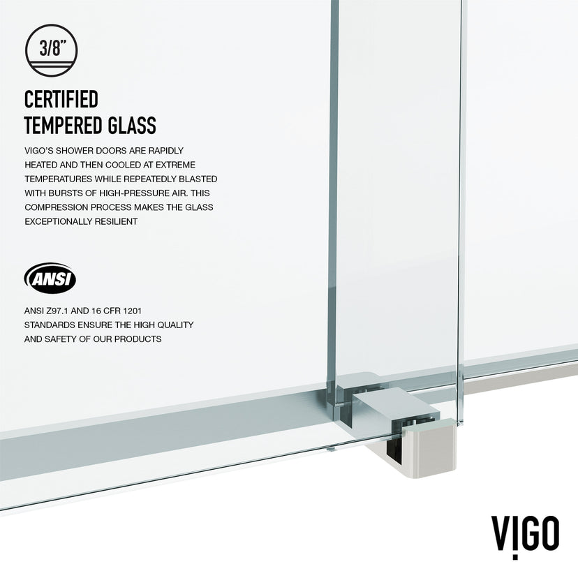 Houston Frameless Sliding Shower Door