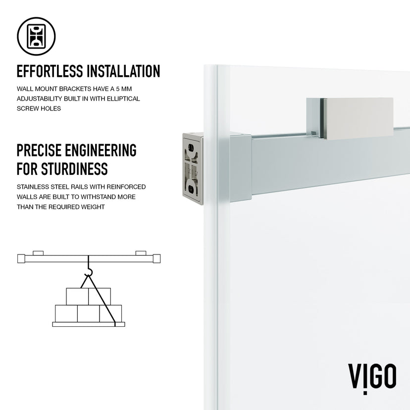 Houston Frameless Sliding Shower Door