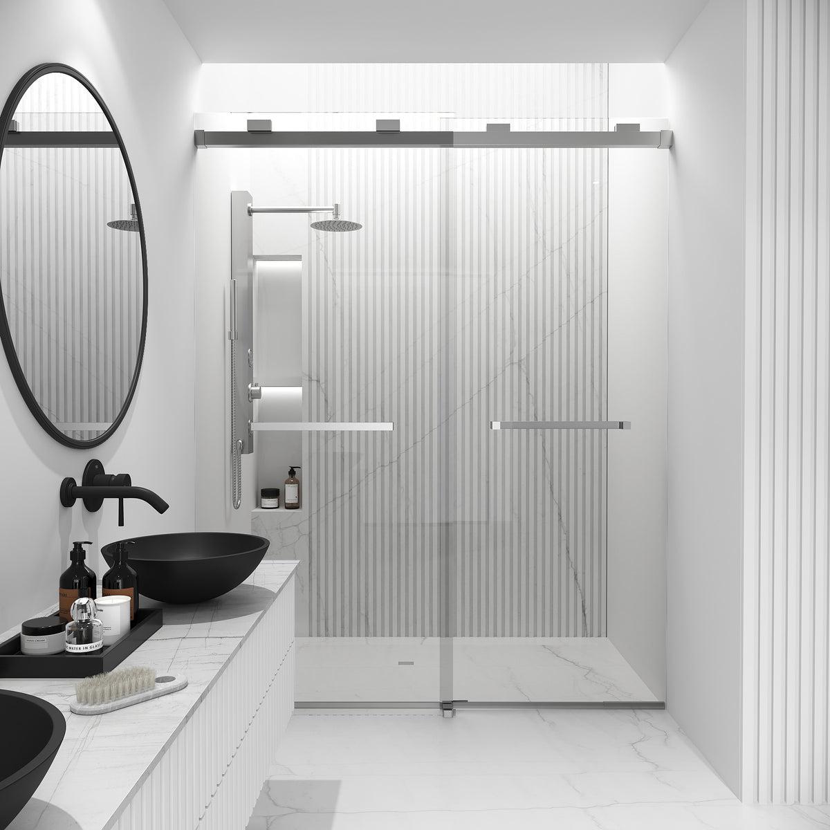 Houston Frameless Sliding Shower Door