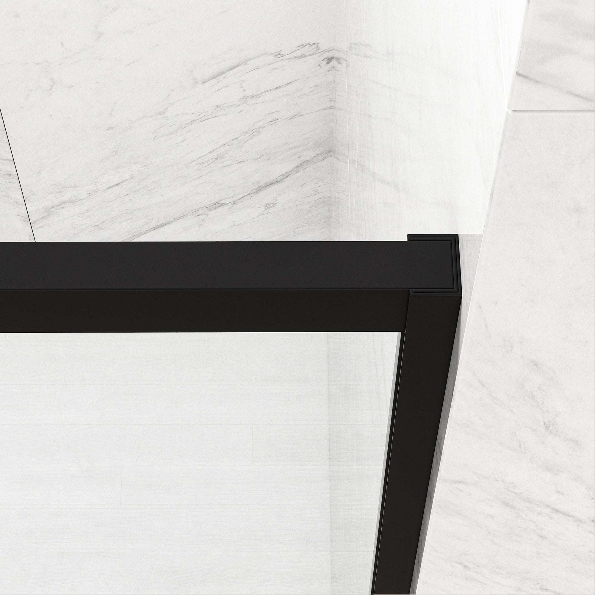 Paloma Center Opening Double Sliding Doors with Two Fixed Panels