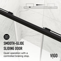 Paloma Center Opening Double Sliding Doors with Two Fixed Panels