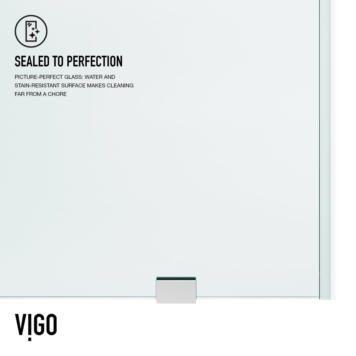 Elan 56 to 60 in. W X 74 in. H Frameless Sliding Shower Door 3/8" Clear Glass in Chrome with Elan 4 in. Square Shower Drain in Chrome