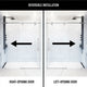 Elan 56 to 60 in. W X 74 in. H Frameless Sliding Shower Door 3/8
