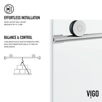 Elan VMotion™ Frameless Sliding Shower Door