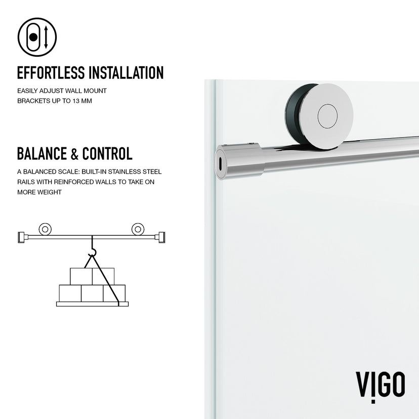 Elan VMotion™ Frameless Sliding Shower Door