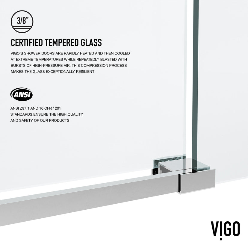 Elan VMotion™ Frameless Sliding Shower Door