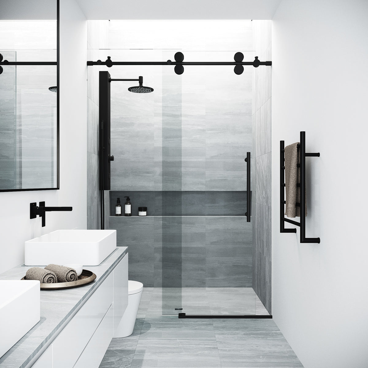 Elan Frameless Sliding Shower Door