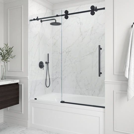 Elan Sliding Frameless Tub Door
