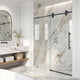 Elan 56 to 60 in. W X 74 in. H Frameless Sliding Shower Door 3/8