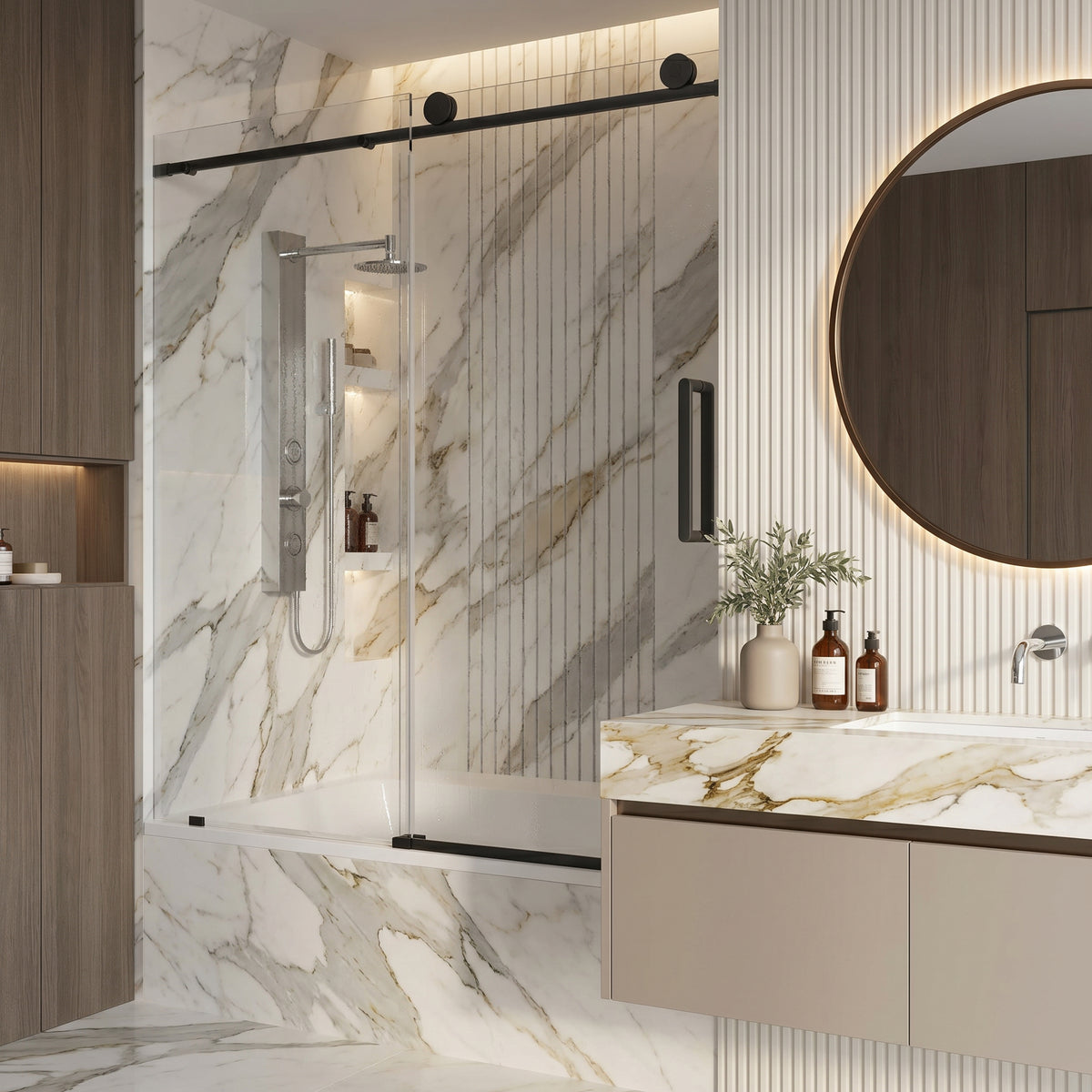 Elan VMotion™ Frameless Sliding Tub Door