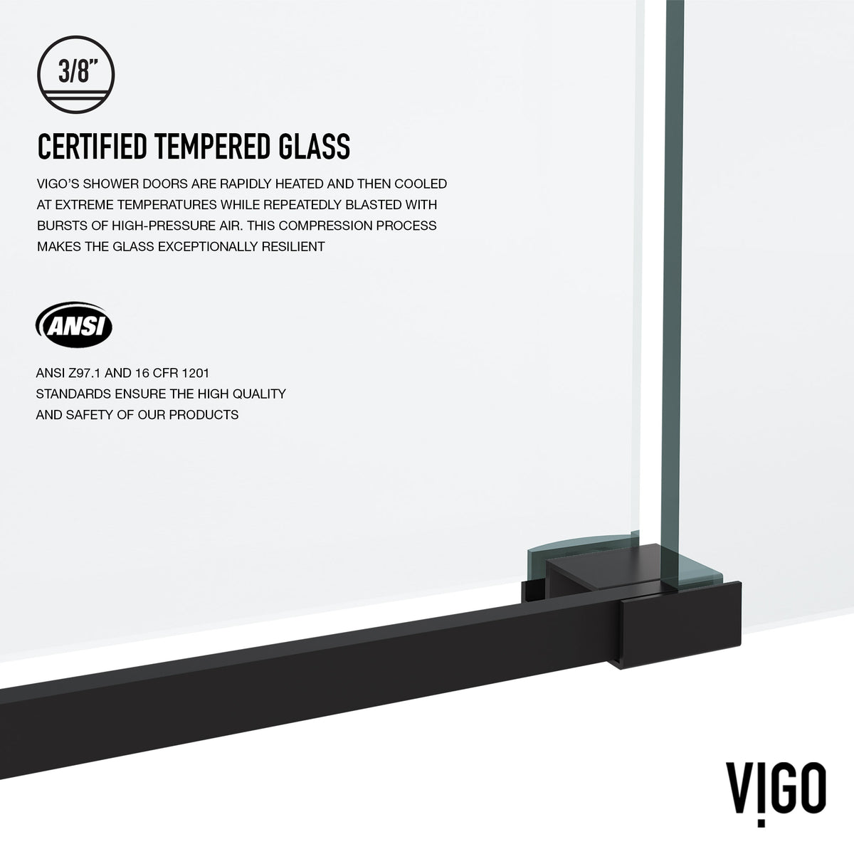 Elan VMotion™ Frameless Sliding Tub Door