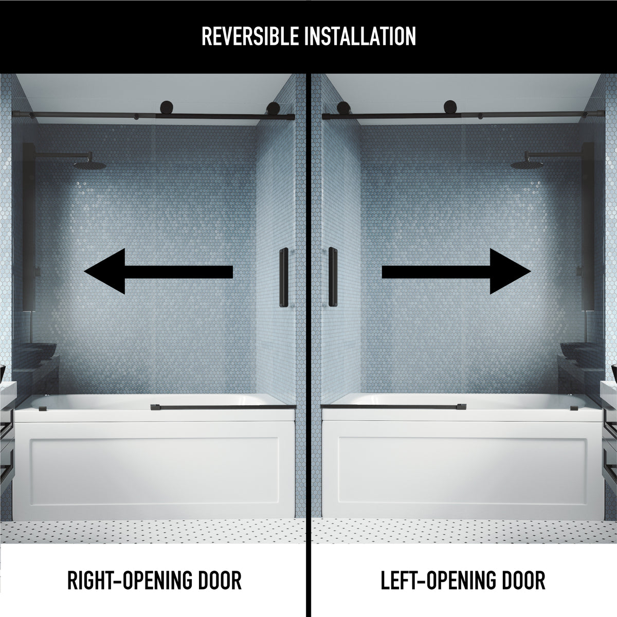 Elan VMotion™ Frameless Sliding Tub Door