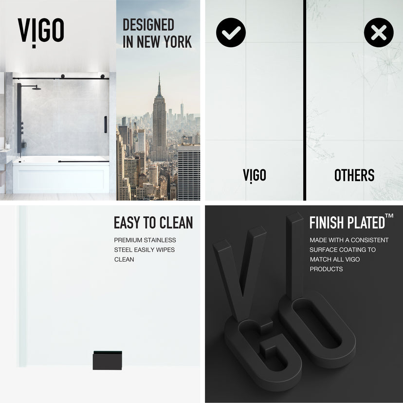 Elan VMotion™ Frameless Sliding Tub Door