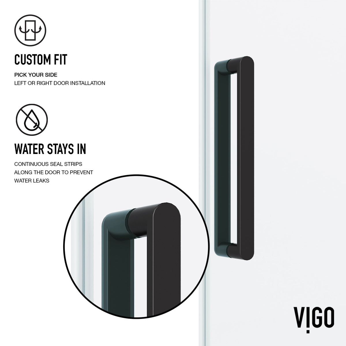 Elan VMotion™ Frameless Sliding Tub Door