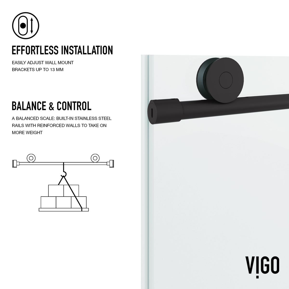 Elan VMotion™ Frameless Sliding Tub Door