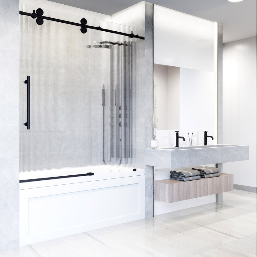 Elan Sliding Frameless Tub Door