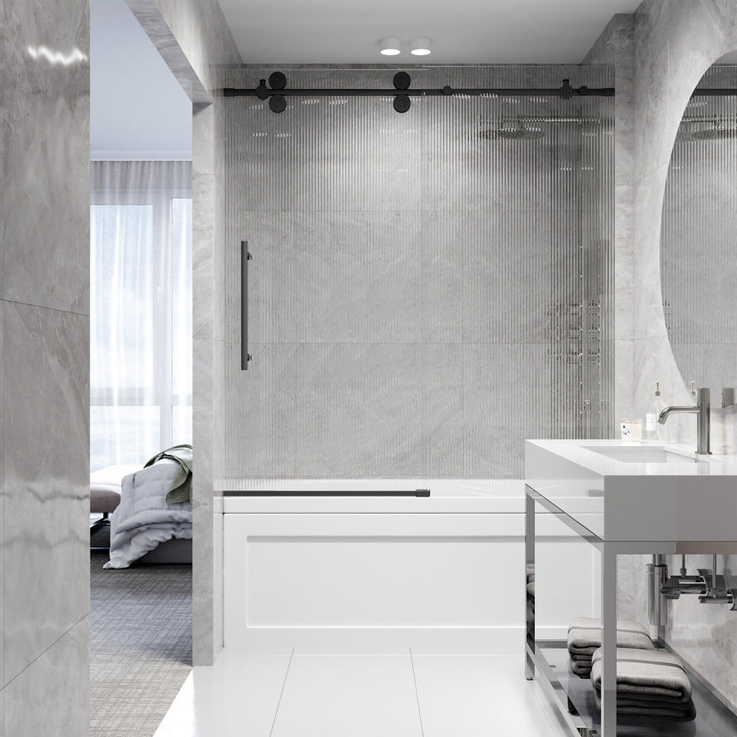 Elan Sliding Frameless Tub Door