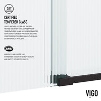 Elan Sliding Frameless Tub Door