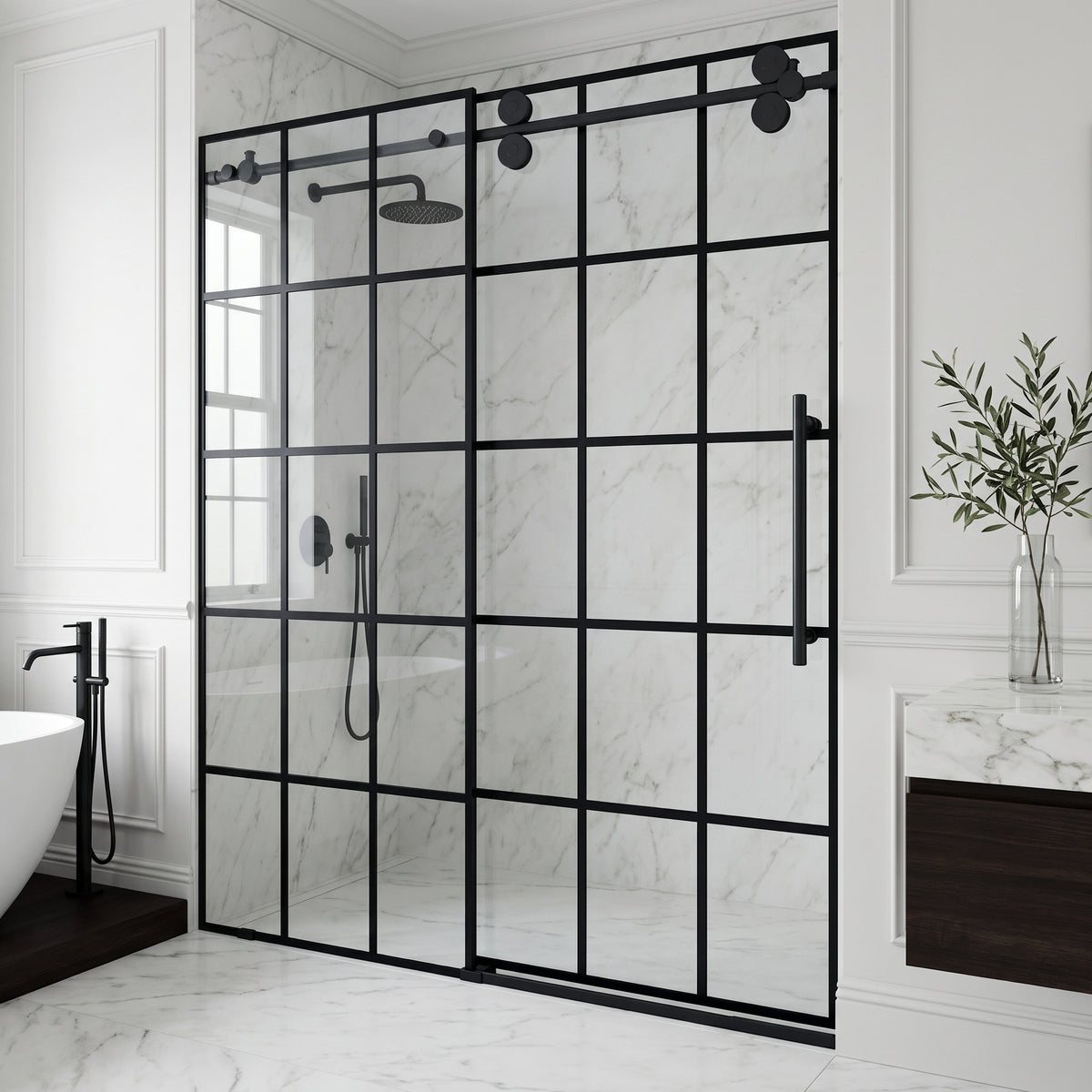 Elan Frameless Sliding Shower Door
