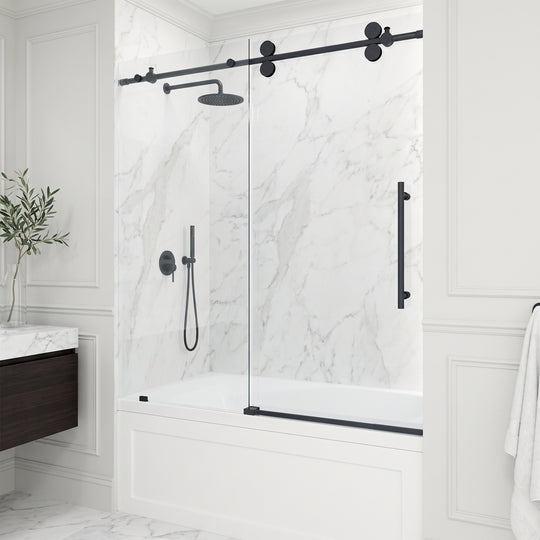 Elan Sliding Frameless Tub Door