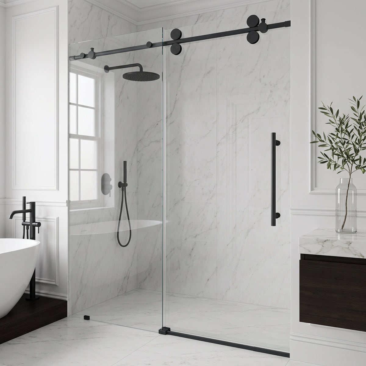 Elan Frameless Sliding Shower Door