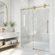 Elan 56 to 60 in. W X 74 in. H Frameless Sliding Shower Door 3/8