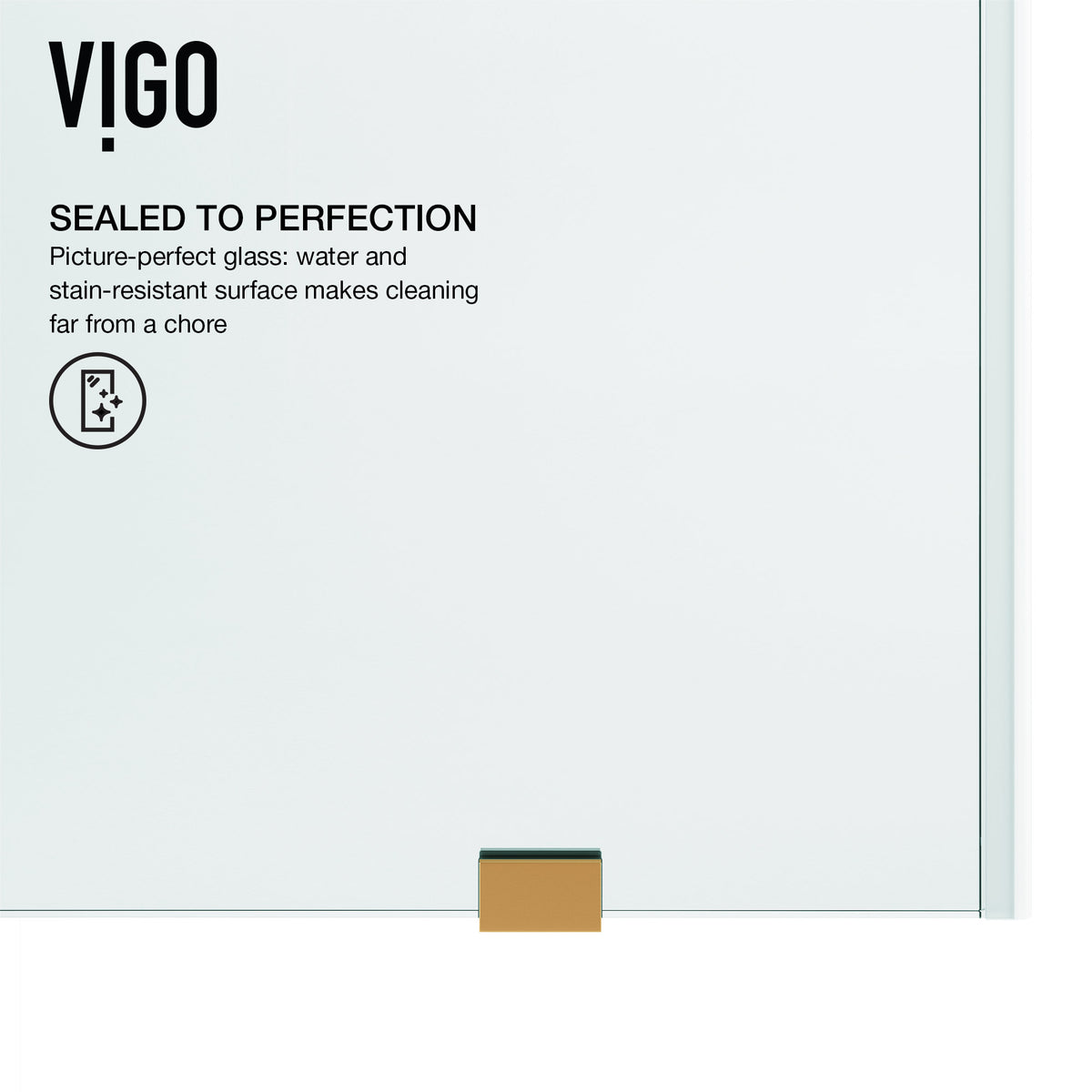 Elan 60-64 in. W x 74 in. H Frameless Sliding Shower Door in Matte Brushed Gold with 3/8 in. (10mm) Clear Glass and Elan 24 in. Linear Shower Drain