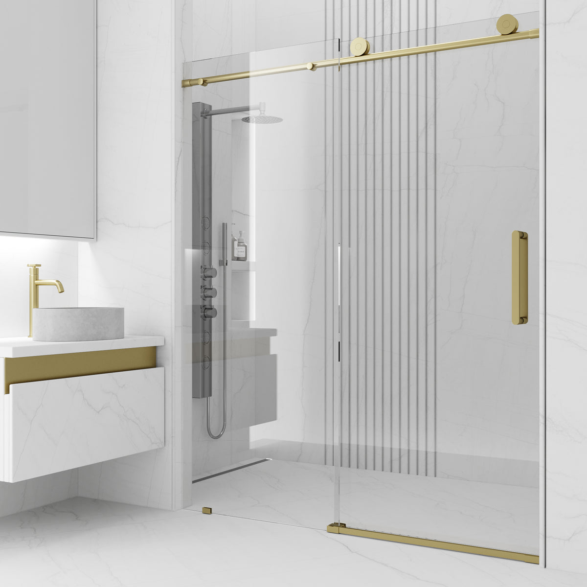 Elan VMotion™ Frameless Sliding Shower Door