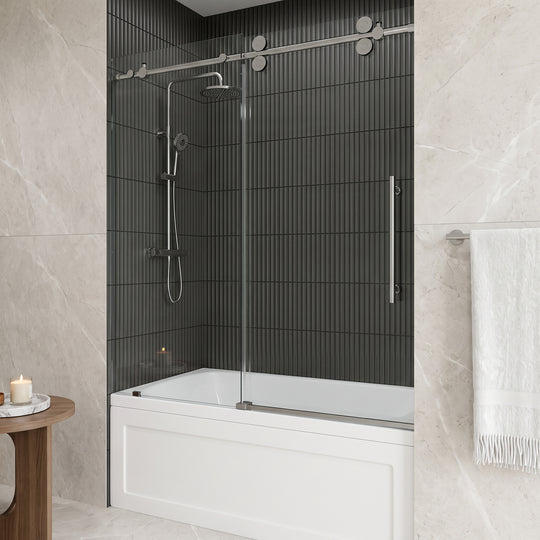 Elan Sliding Frameless Tub Door