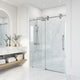 Elan 56 to 60 in. W X 74 in. H Frameless Sliding Shower Door 3/8