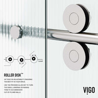 Right installation fluted glass shower door with stainless steel frame