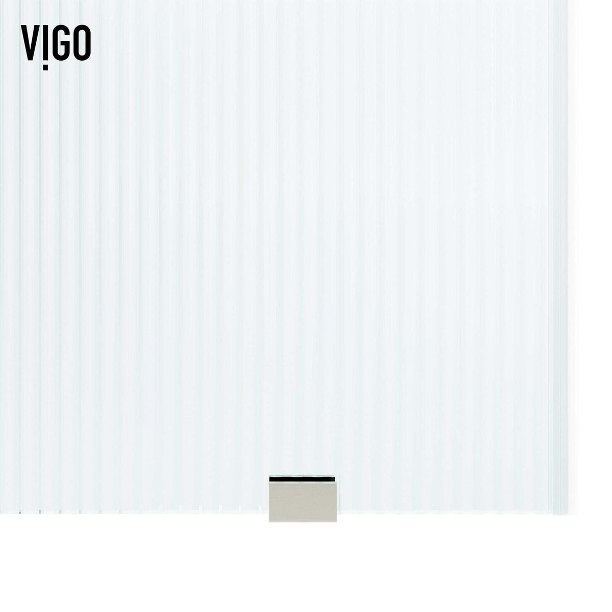 Modern sliding tub door with fluted glass and stainless steel finish