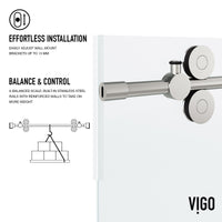 Elan Sliding Frameless Tub Door