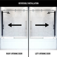 Elan Sliding Frameless Tub Door