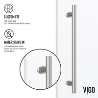 Elan Sliding Frameless Tub Door