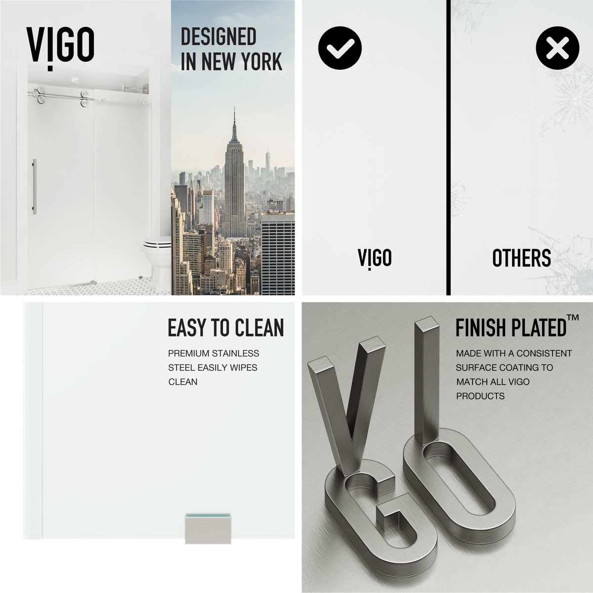 Elan Frameless Sliding Shower Door