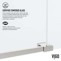 Elan Frameless Sliding Shower Door