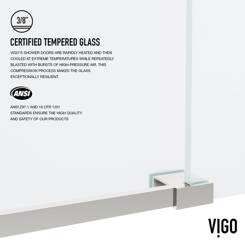 Elan Frameless Sliding Shower Door