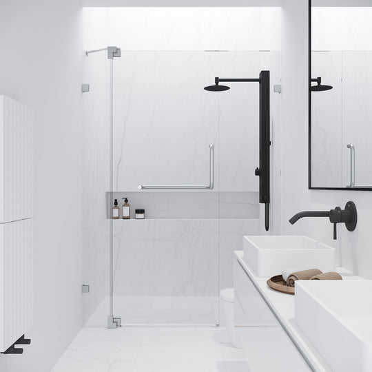 Pirouette Frameless Pivot Shower Door