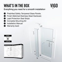 Pirouette Frameless Pivot Shower Door