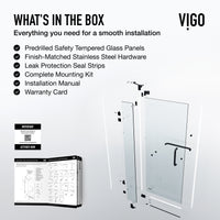 Pirouette Frameless Pivot Shower Door
