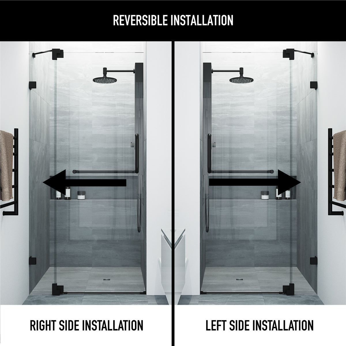 Pirouette Frameless Pivot Shower Door