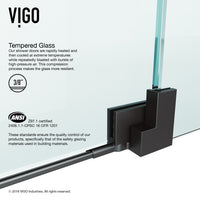 Pirouette 30-36 in. W x 71 in. H Pivot Frameless Shower Door in Matte Black with 3/8 in. (10mm) Clear Glass and Elan 24 in. Linear Shower Drain