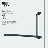 Pirouette 36-42 in. W x 71 in. H Pivot Frameless Shower Door in Matte Black with 3/8 in. (10mm) Clear Glass and Elan 24 in. Linear Shower Drain