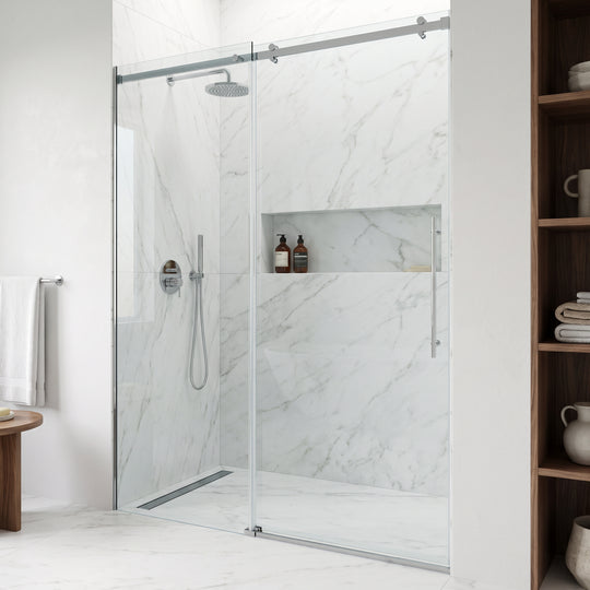 Luca Frameless Sliding Shower Door